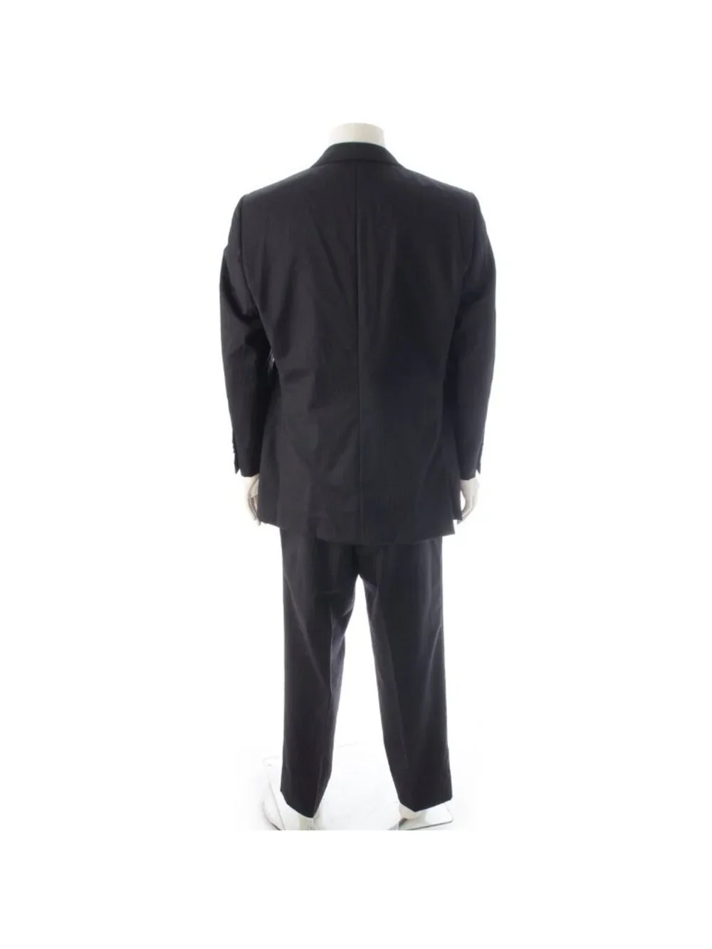 Gucci Era Collection Wool Set Suit Pinstripe Black 52